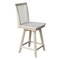 International Concepts Mission Counter Height Stool, with Swivel, 24" Seat Height, Unfinished S-262SW - alternate 6